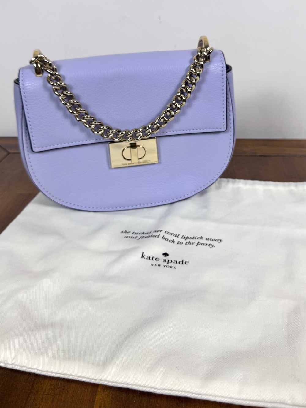 Kate Spade Greenwood Place Rita Ladies Small Eartydawn Leather Crossbody Bag